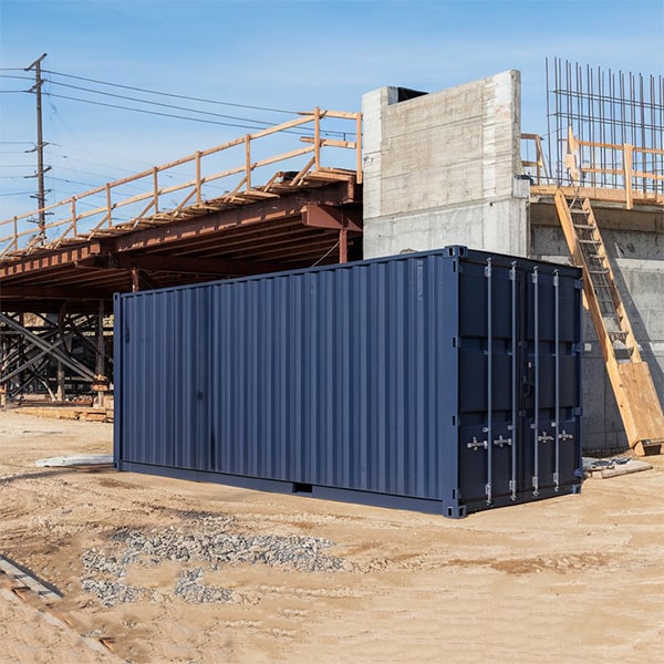 we offer customization options for our construction site storage containers, including shelving and lighting